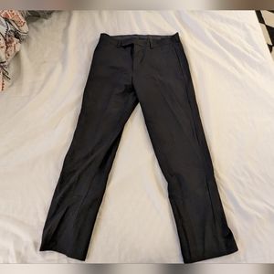 Calvin Klein Blue Striped Dress Pants